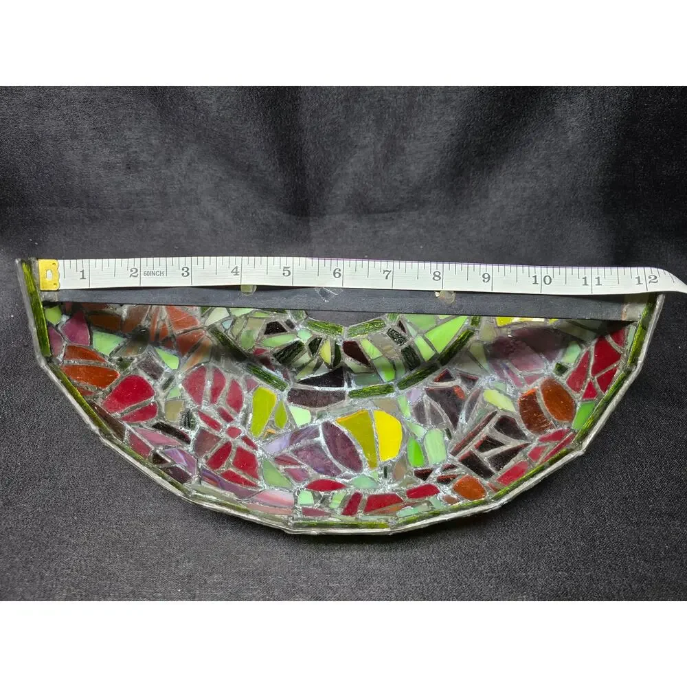 Unbranded mosaic stained